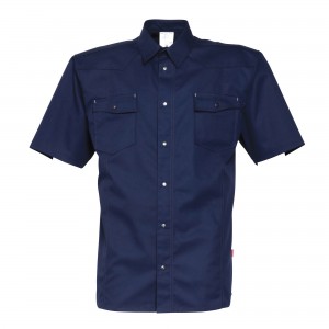 HaVeP Basic overhemd 1654, marineblauw Maat S 