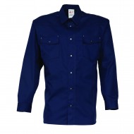 HaVeP Basic overhemd 1655, marineblauw Maat 3XL 