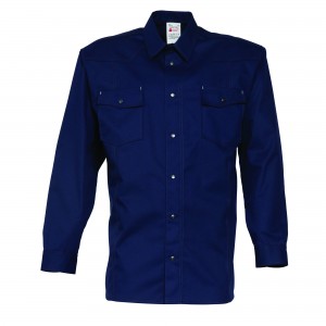 HaVeP Basic overhemd 1655, marineblauw Maat S 