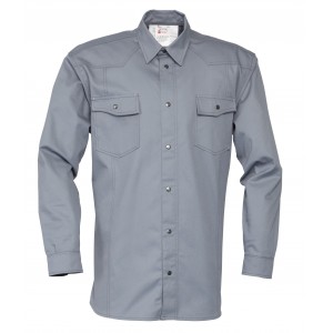 HaVeP Basic overhemd 1655, grijs Maat L 