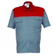 HaVeP 2000 overhemd 1564, grijs/rood Maat 3XL 