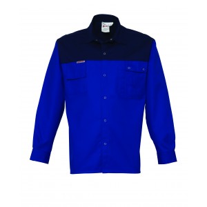 HaVeP 2000 overhemd 1569, k.blauw/blauw Maat 4XL 