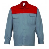 HaVeP 2000 overhemd 1569, grijs/rood Maat 3XL 