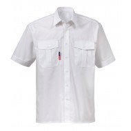 Fristads Kansas Essential uniformshirt 101029, wit Maat L 