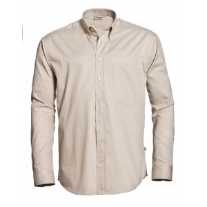 Santino overhemd Guido, kaki Maat XL 
