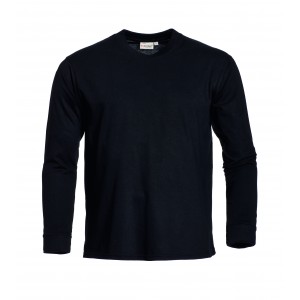 Santino T-shirt James Long Sleeve, zwart Maat S 