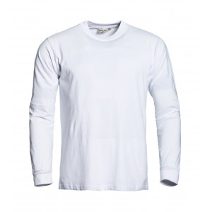 Santino T-shirt James Long Sleeve, wit Maat M 