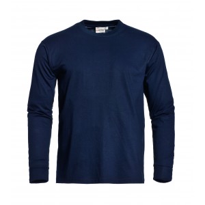 Santino T-shirt James Long Sleeve, marineblauw Maat L 
