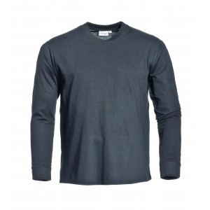 Santino T-shirt James Long Sleeve, donkergrijs Maat S 