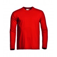 Santino T-shirt James Long Sleeve, rood Maat 3XL 