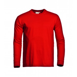 Santino T-shirt James Long Sleeve, rood Maat L 
