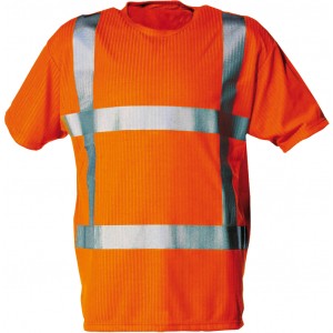Viloft T-shirt RWS, oranje Maat S 