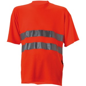 Viloft T-shirt, oranje Maat S 