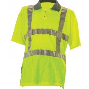 Viloft Polo-shirt RWS, geel Maat L 