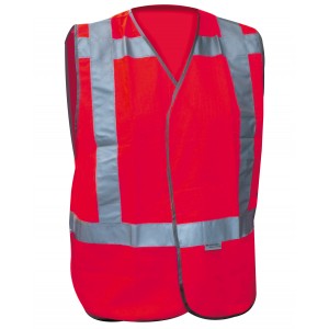 M-Wear verkeersvest 0178 RWS, rood Maat XL 