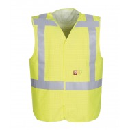 Sioen verkeersvest FR-AST 308A Raufar RWS, geel Maat 3XL 