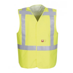 Sioen verkeersvest FR-AST 308A Raufar RWS, geel Maat L 