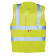 Sioen verkeersvest FR-AST 307A Hellisan, geel Maat 3XL 