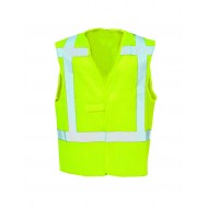 Sioen verkeersvest 9042 Elba RWS, geel Maat 3XL 