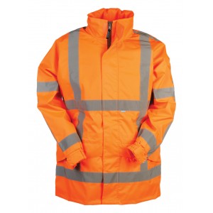 Sioen Siopor Ultra regenjas 350A Boorne RWS, oranje Maat L 