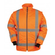 Sioen Siopor Ultra jas 351A Diezel RWS, oranje Maat 3XL 