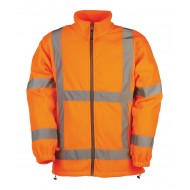 Sioen fleecejas RWS 353A Berkel, oranje Maat XL 