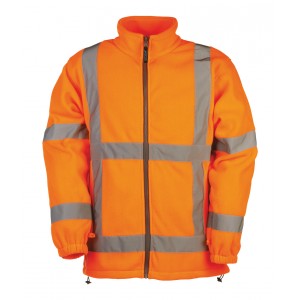 Sioen fleecejas RWS 353A Berkel, oranje Maat 3XL 