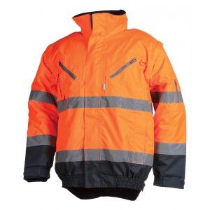 Sioen Siopor Ultra blouson 364A Campbell, oranje/blauw Maat XL 