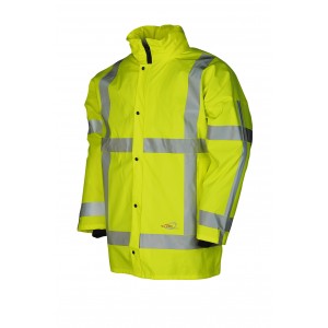 Sioen Flexothane Essential winterregenparka 7850 Merapi RWS, geel Maat XL 