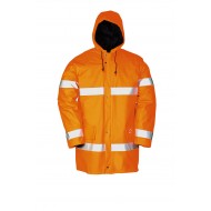 Sioen Flexothane Classic regenparka 7876 Parker, oranje Maat 3XL 