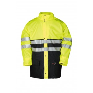 Sioen Flexothane Classic regenparka 7883 Karymski, geel/blauw Maat XL 