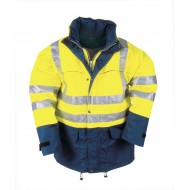 Sioen Siopor Extra regenjas 132Z Brighton, geel/blauw Maat 3XL 