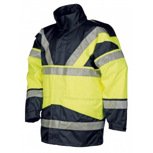 Sioen Siopor Ultra 4-in-1 parka 209A Skollfield, geel/blauw Maat L 