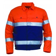 HaVeP High Visibility jasje 5105, blauw/oranje Maat 46 