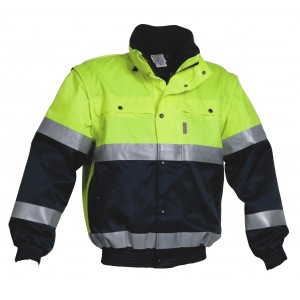 HaVeP High Visibility All Season jack 5139, blauw/geel Maat 3XL 