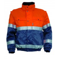 HaVeP High Visibility All Season jack 5139, blauw/oranje Maat 3XL 