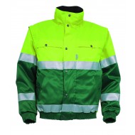 HaVeP High Visibility All Season jack 5139, groen/geel Maat 3XL 