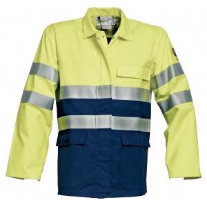 HaVeP Multi Protector werkjas FR-AST 30008, geel/blauw Maat 56 