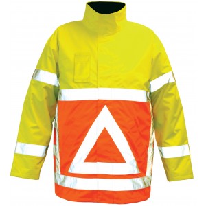 M-Wear verkeersregelaarsparka 0925, oranje/geel Maat 3XL 