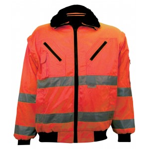 M-Wear pilotjack EN 471 0976, oranje Maat XL 