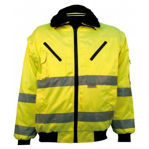 M-Wear pilotjack EN 471 0977, geel Maat S 