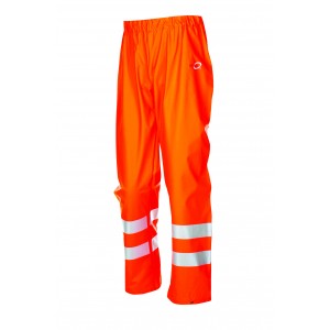 Sioen Flexothane Classic regenbroek 6580 Gemini, oranje Maat S 