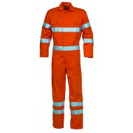 HaVeP High Visibility overall 2404, oranje Maat 48 
