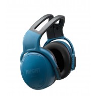 MSA gehoorkap left/RIGHT HIGH met hoofdbeugel, blauw, SNR 33 dB(A) (10087400)   