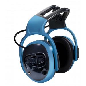 MSA gehoorkap left/RIGHT CutOff Pro met hoofdbeugel, blauw (10108383)   