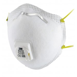 3M 8312 stofmasker FFP1 NR D, met uitademventiel   