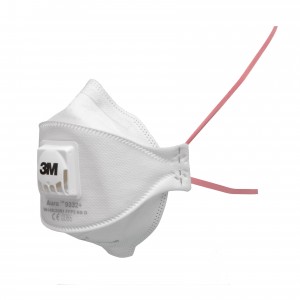 3M Aura 9332+ stofmasker FFP3 NR D, met uitademventiel   