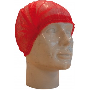 Baret polypropyleen model Wokkel rood   rood