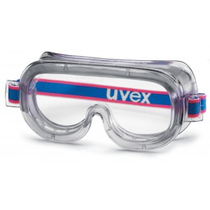 uvex ruimzichtbril widevision 9305-214, met textielen hoofdband   