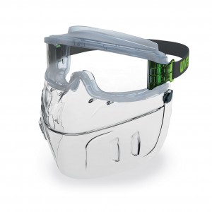 uvex ruimzichtbril ultravision 9301-555, met gelaatsbescherming, helder PC, UV 2-1.2 supravision HC-AF   